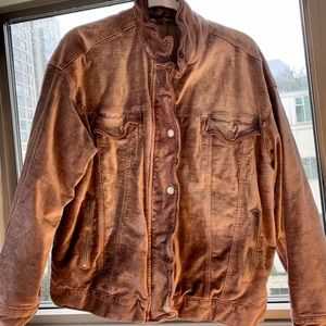 Free People Mauve Heavy Jacket